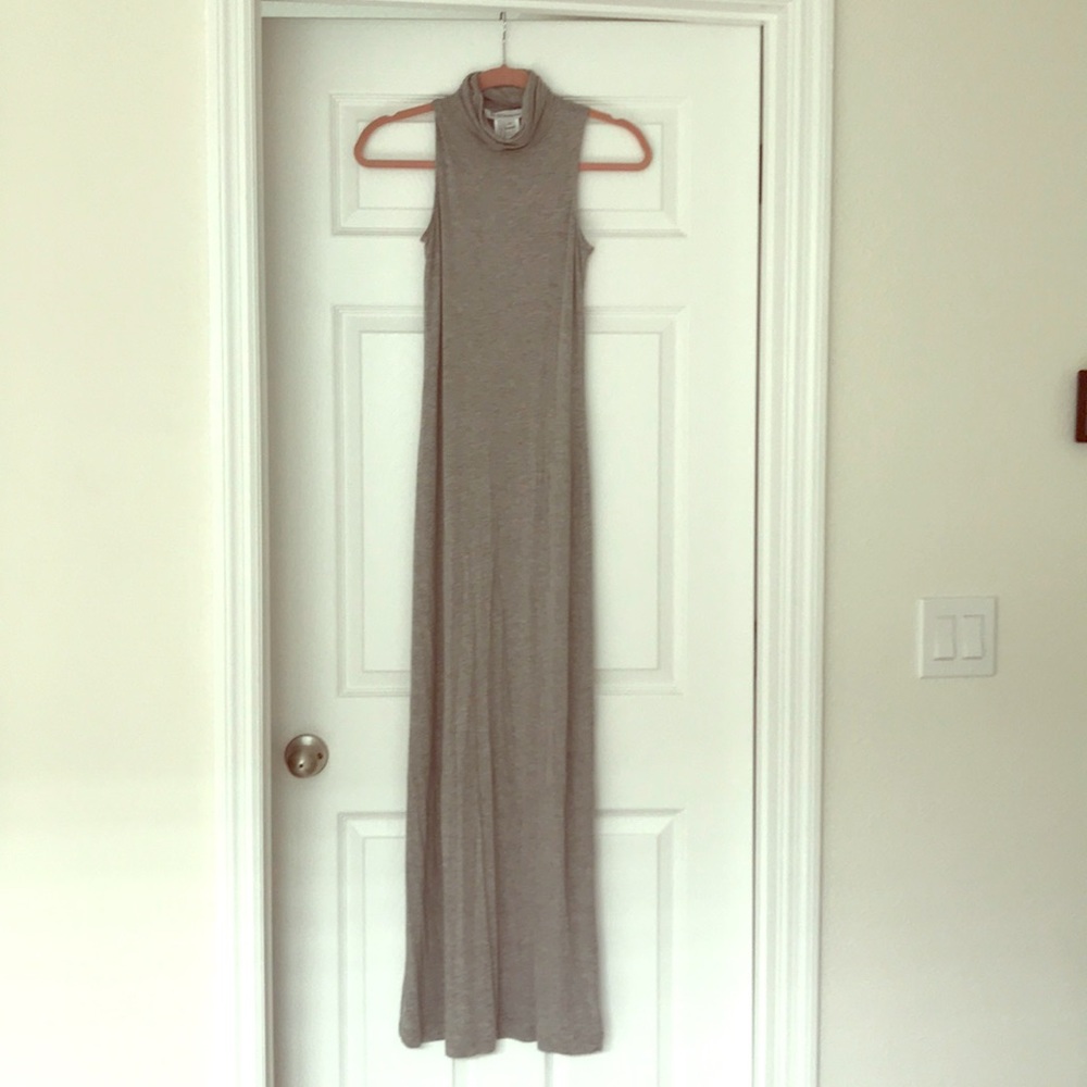 BCBGeneration Gray Maxi Dress